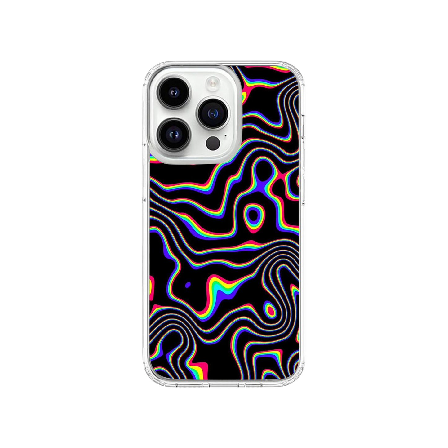 Trippy Topographic Phone Case.