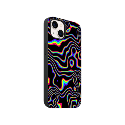 Trippy Topographic Phone Case.