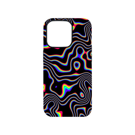 Trippy Topographic Phone Case.
