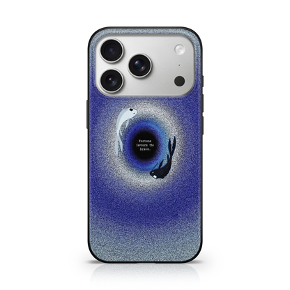 Fortune Favours the Brave Phone Case.