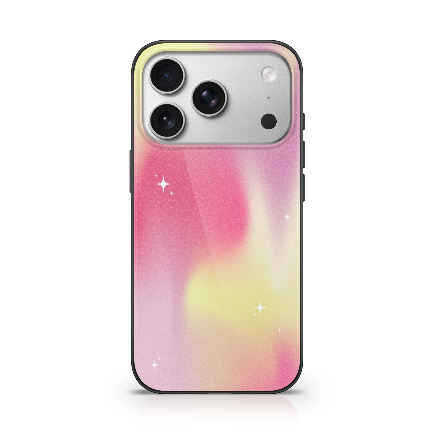 Pink Aura Sparkle Phone Case.