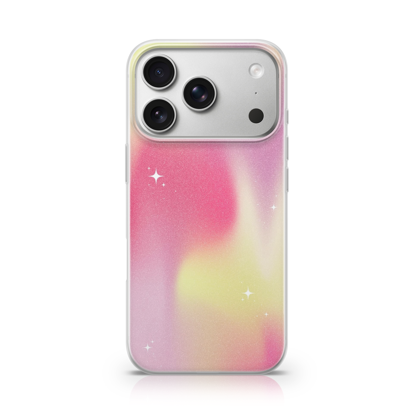 Pink Aura Sparkle Phone Case.