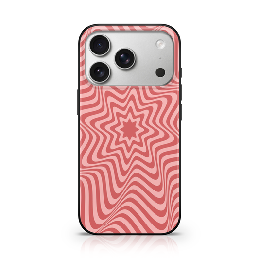 Pink Optical Illusion Phone Case.
