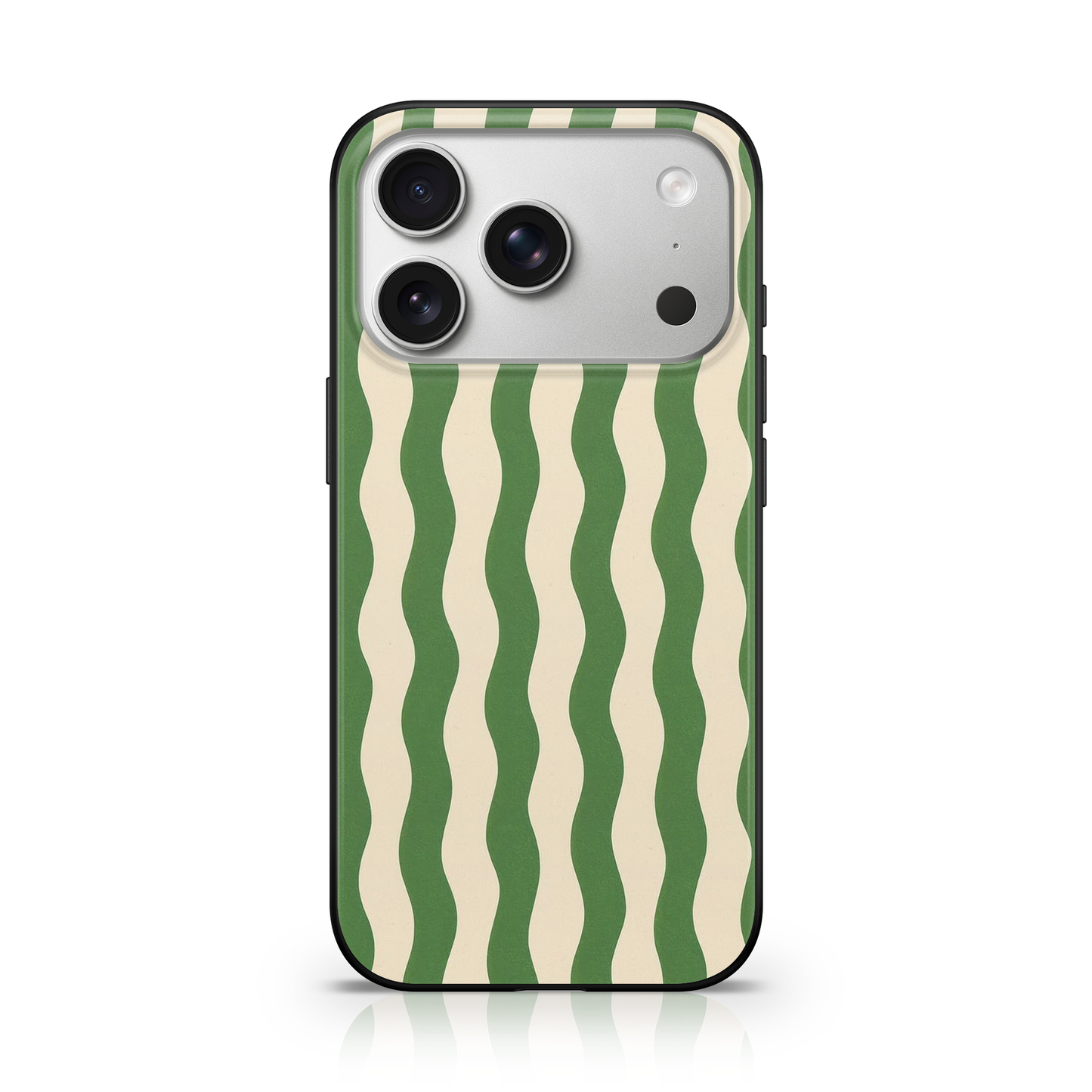 Groovy Matcha Swirl Phone Case.