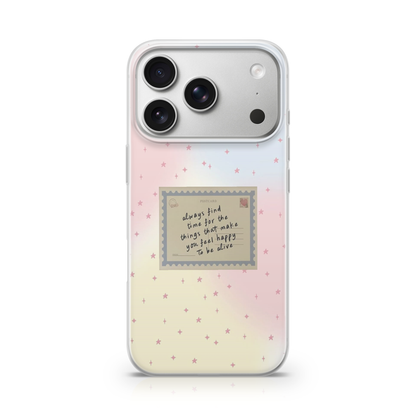 Happy To Be Alive Reminder Phone Case.