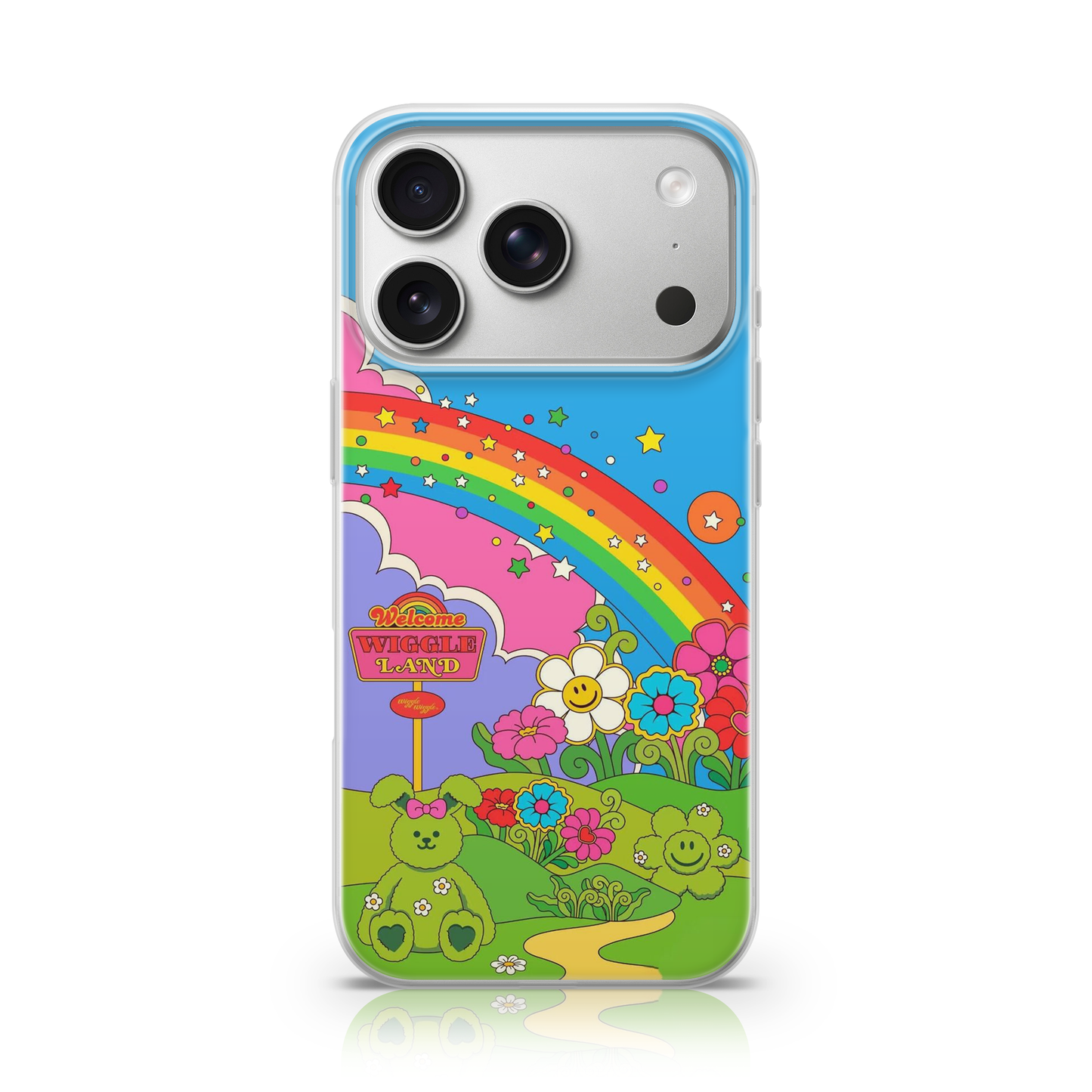 Wiggle Land Rainbow Phone Case.
