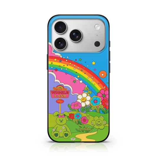 Wiggle Land Rainbow Phone Case.