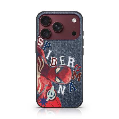 The Web-Slinger Denim Phone Case.