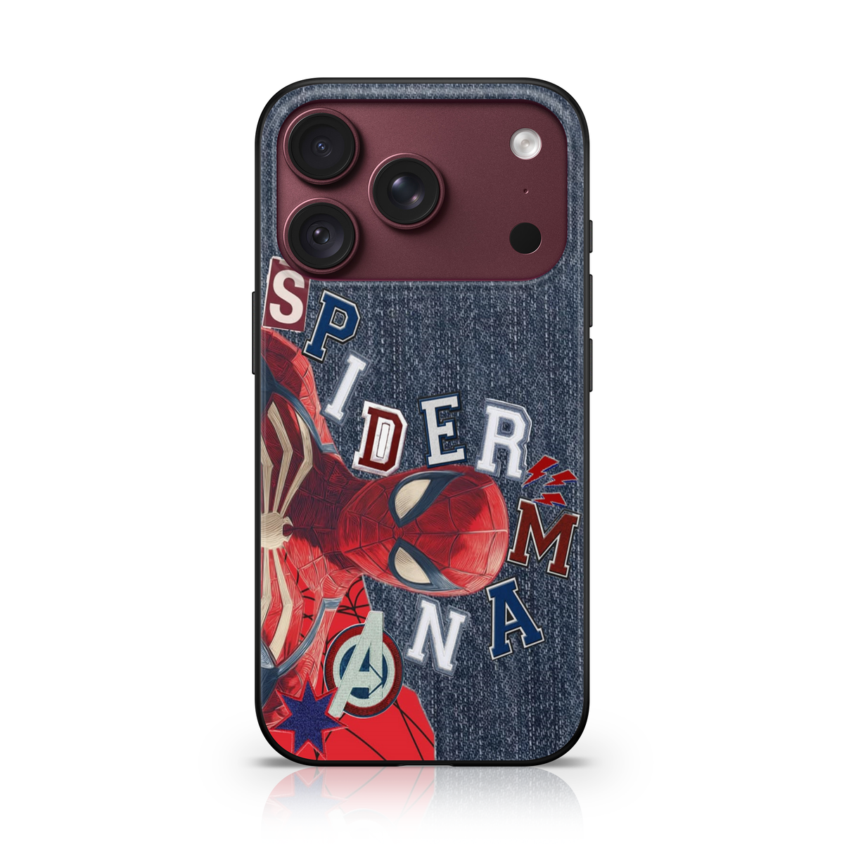 The Web-Slinger Denim Phone Case.