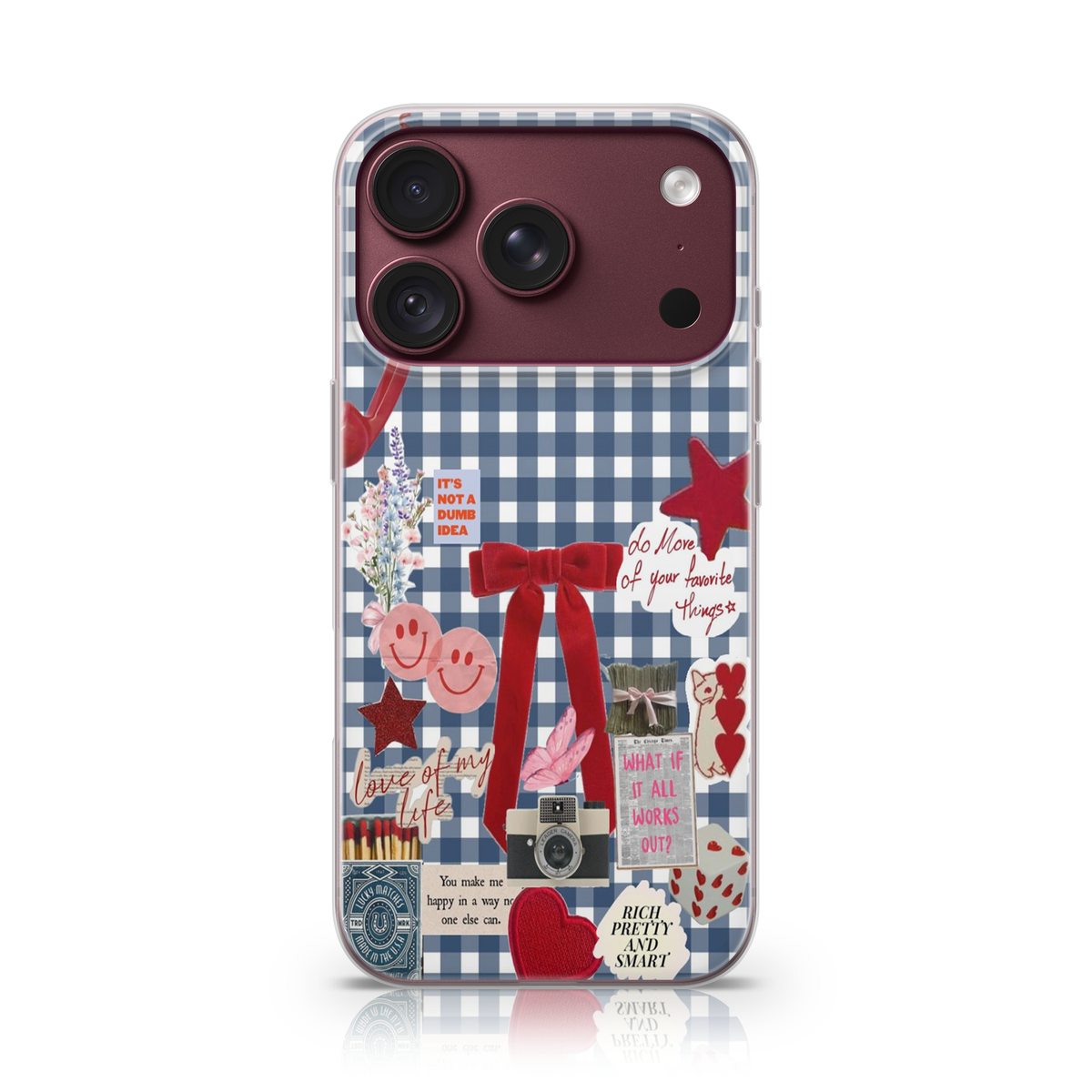 Polaroid & Plaid Phone Case