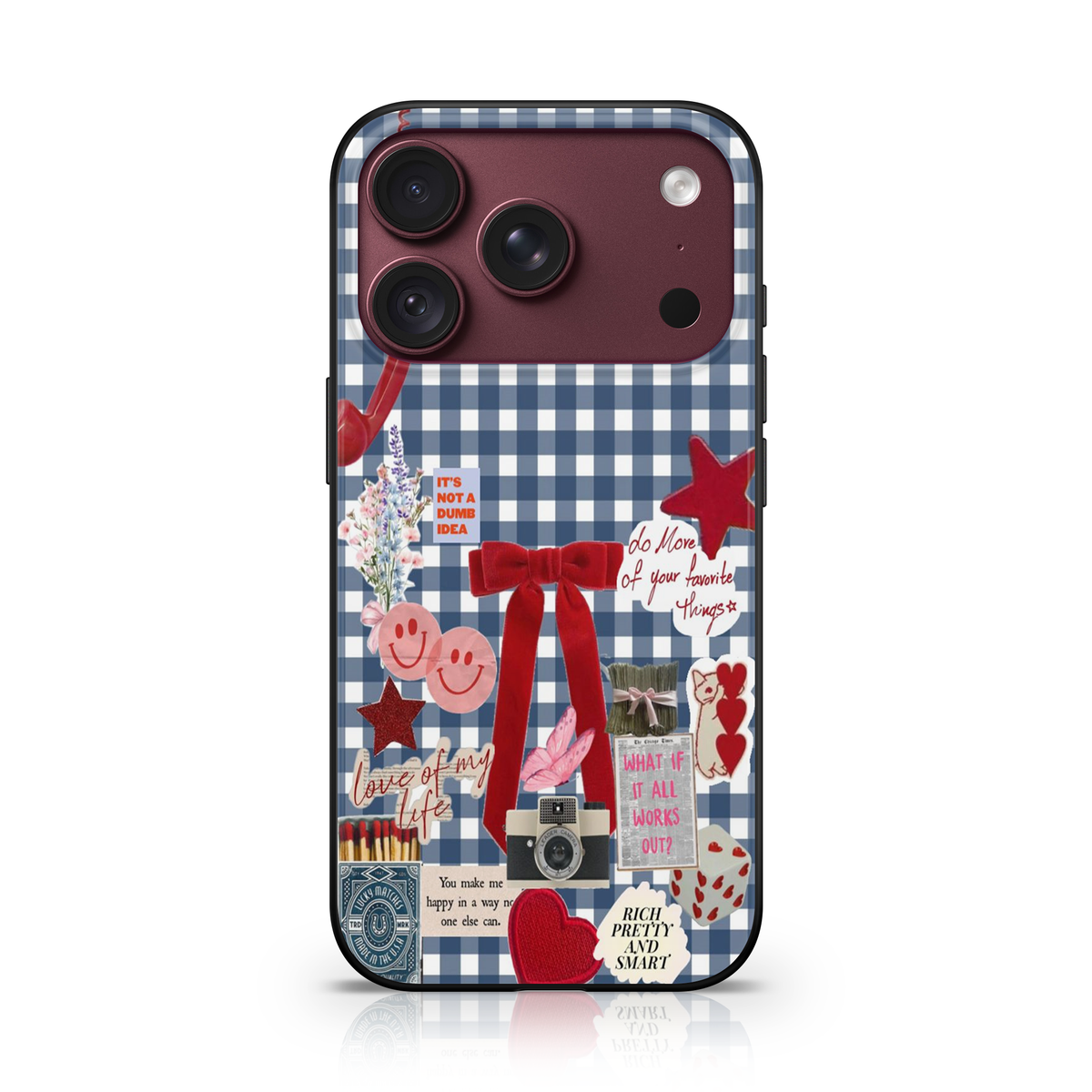 Polaroid & Plaid Phone Case