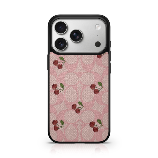 Cherry Blush Vegan Leather Case