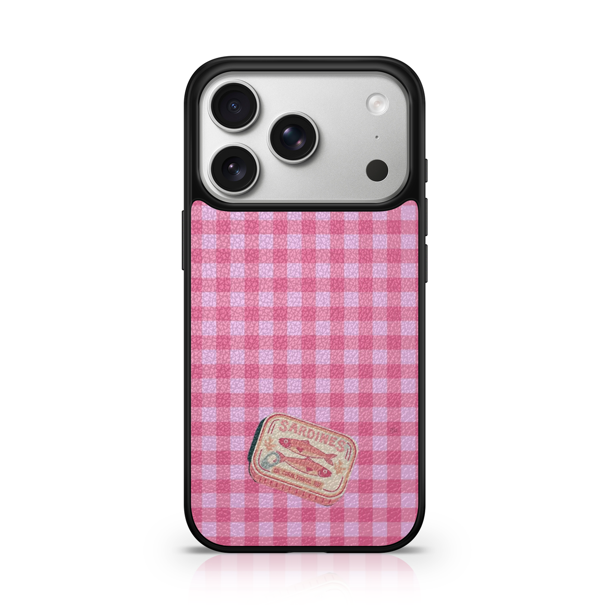 Pink Sardine Vegan Leather Case