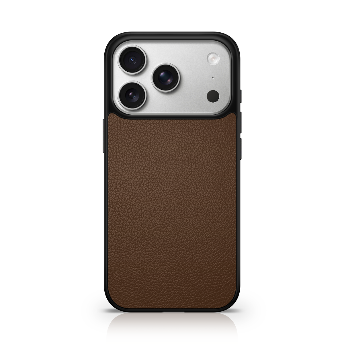 Signature Brown Vegan Leather Case