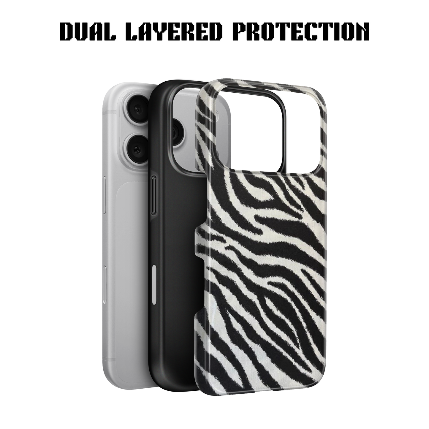 Zebra Print Phone Case