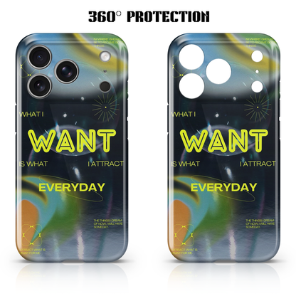 Neon Manifest Phone Case