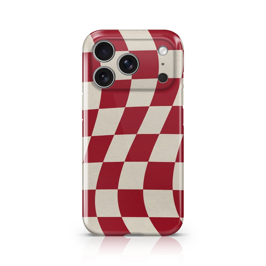 Red Checkered Phone Case