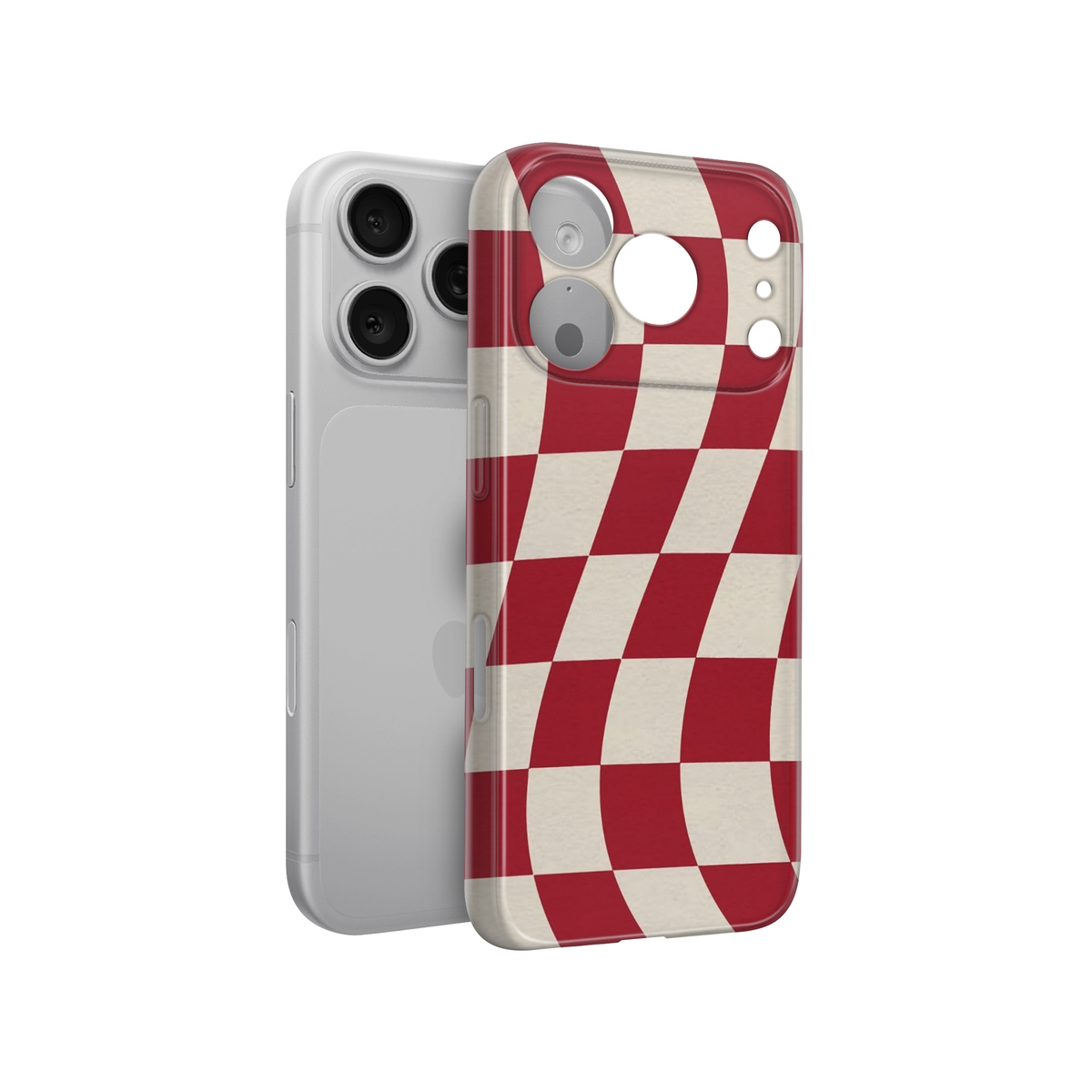 Red Checkered Phone Case