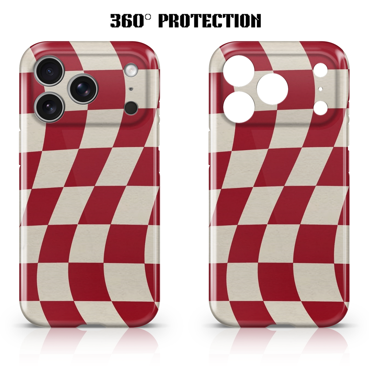 Red Checkered Phone Case