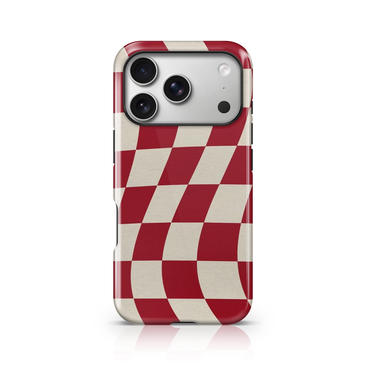 Red Checkered Phone Case