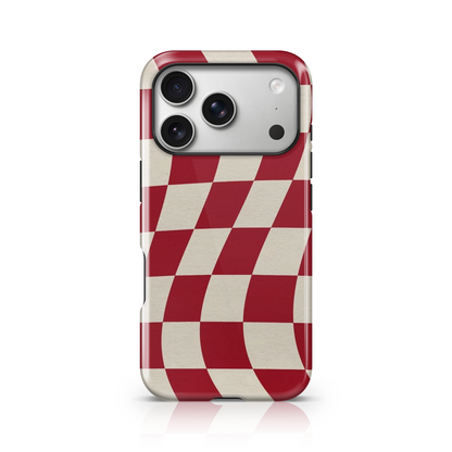 Red Checkered Phone Case