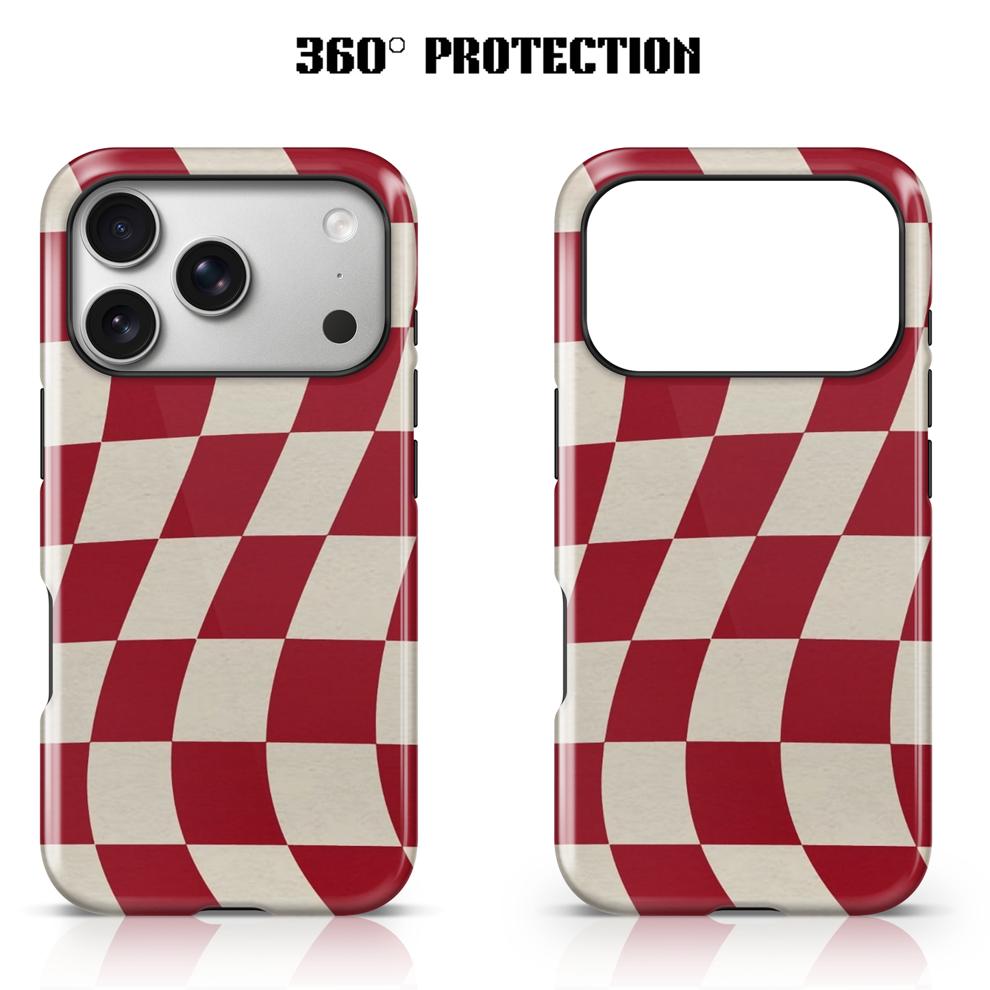 Red Checkered Phone Case