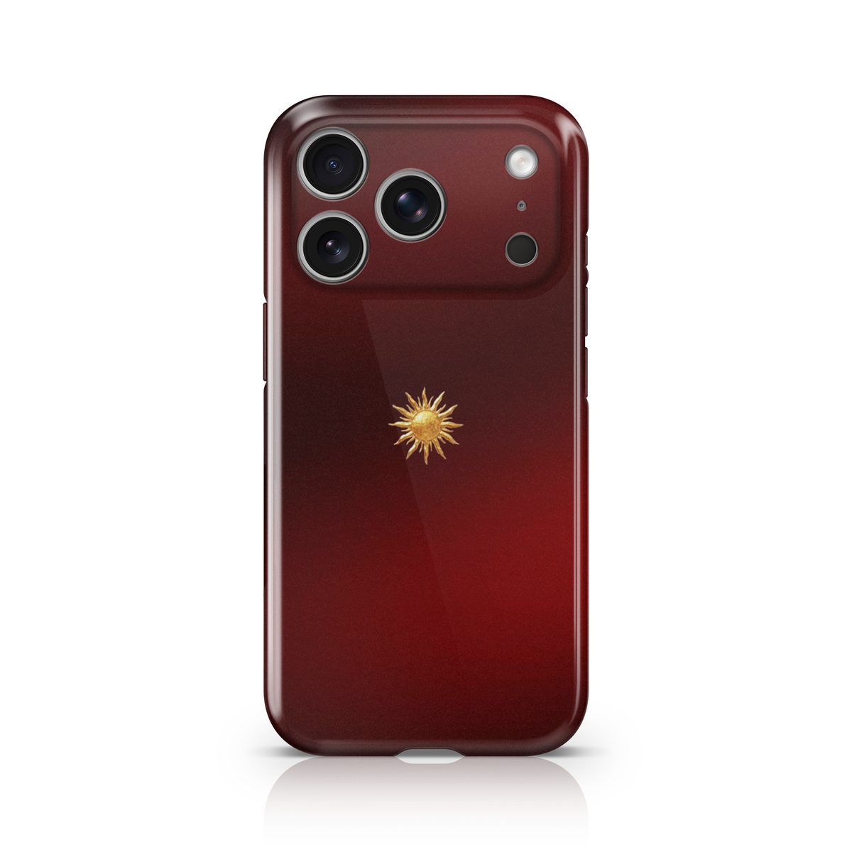 Crimson Sun Majesty Phone Case