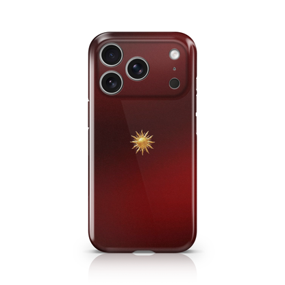 Crimson Sun Majesty Phone Case