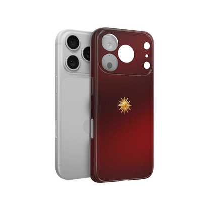 Crimson Sun Majesty Phone Case