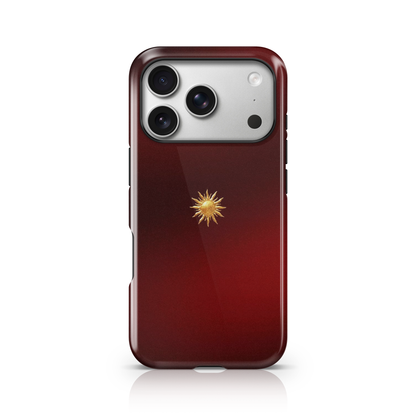 Crimson Sun Majesty Phone Case