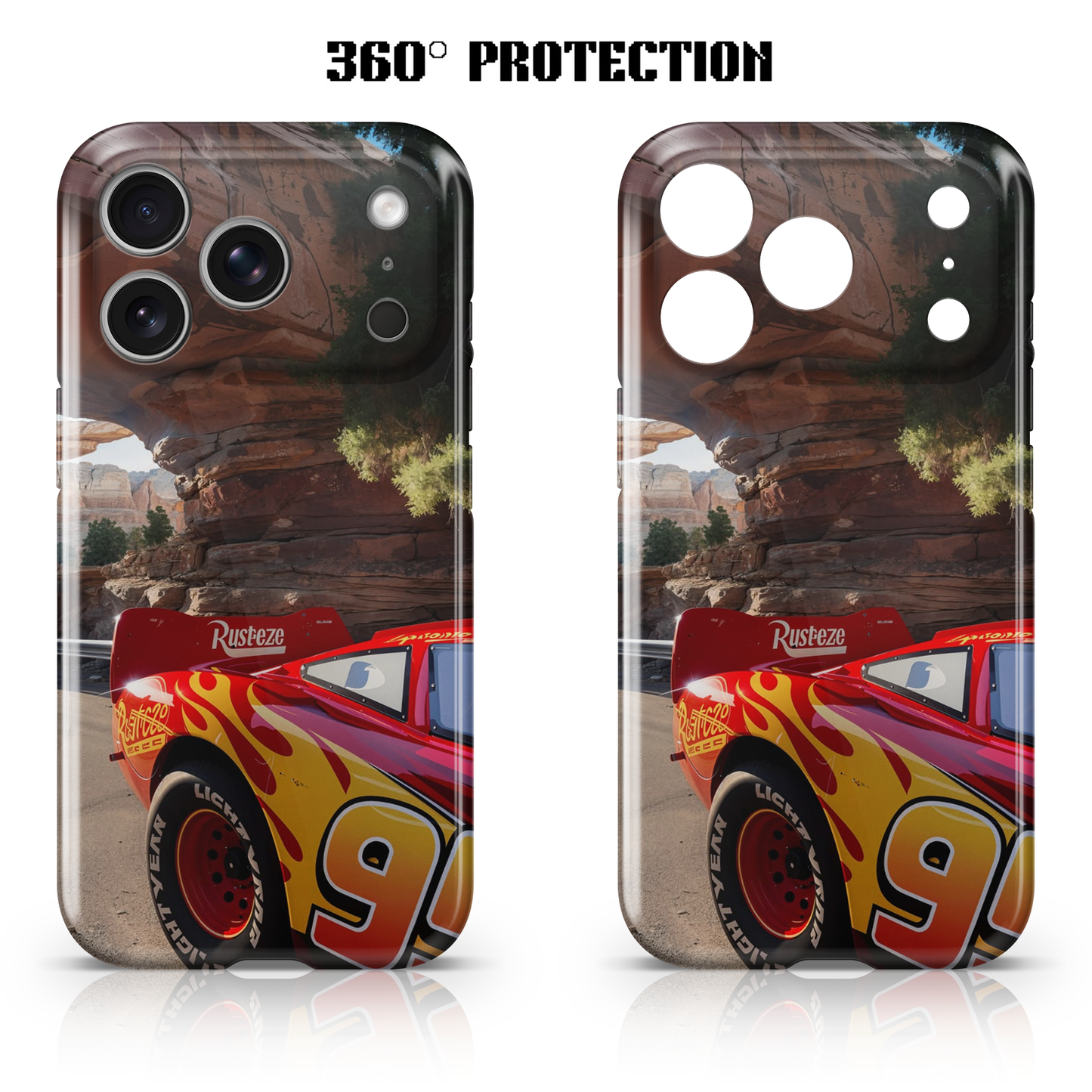 Lightning Flame 95 Phone Case