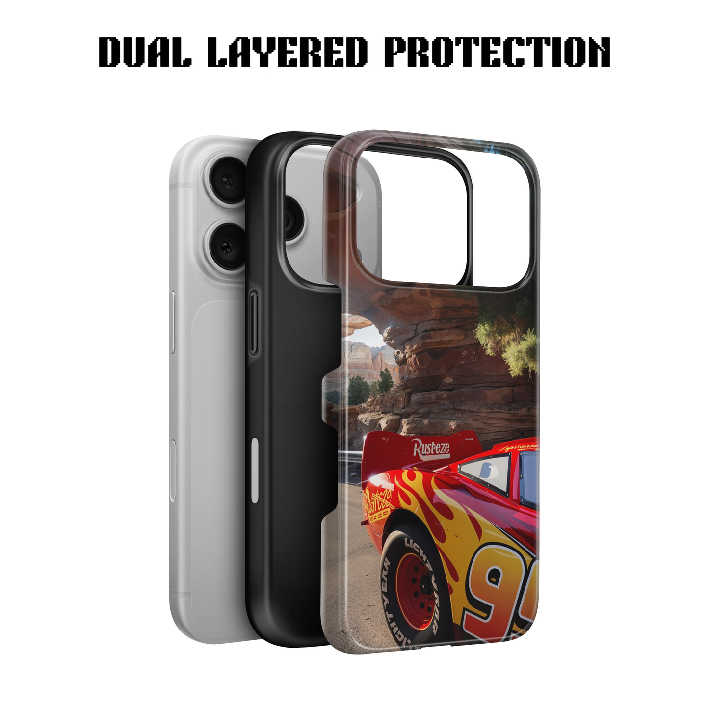 Lightning Flame 95 Phone Case
